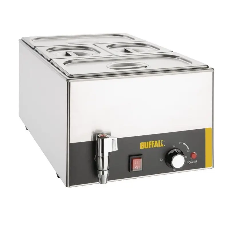 Fabrieksprijs Buffalo bain marie met aftapkraan en GN bakken
