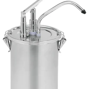 Sausdispenser 5 liter, roestvrijstaal 18/10 Gratis Retour