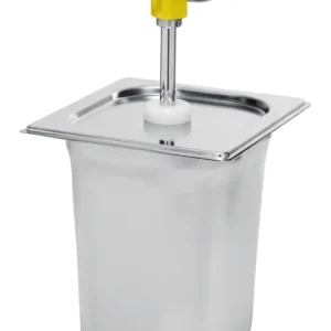 Voordeelprijs Sausdispenser 3 liter met gele drukknopbediening