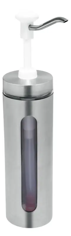 Korting 30ml sausdispenser met kijkvenster en witte drukknopbediening