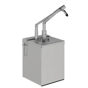 Bestel Nu Sausdispenser met hevelbediening en GN 1/6 bak roestvrijstaal 18/10