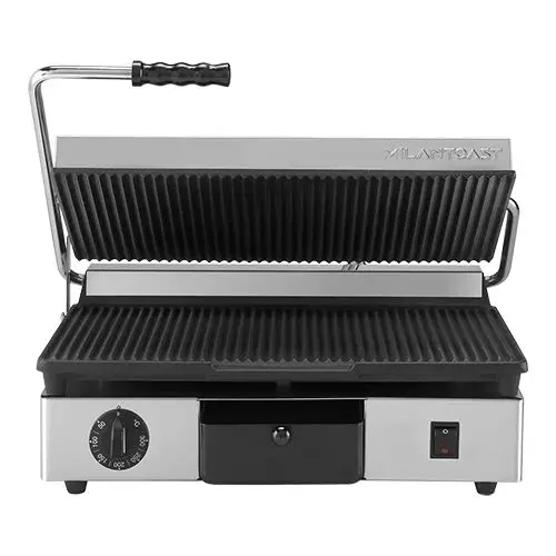 420075 - Contactgrill geribbeld-geribbeld 2760 Watt - MILANTOAST Korting