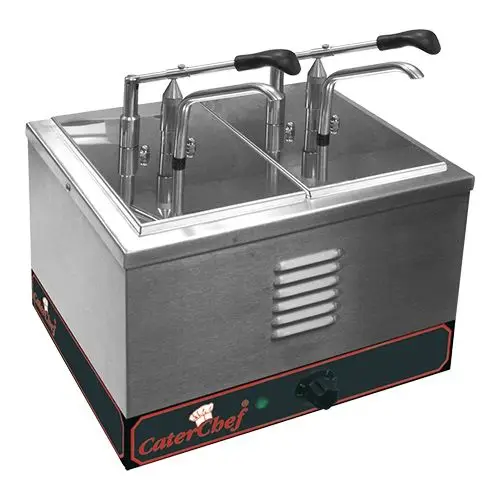 sauzen warmer m/dispenser Direct Beschikbaar