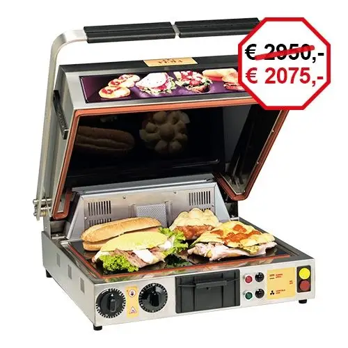 Meest Verkocht contactgrill |glad-geribbeld|