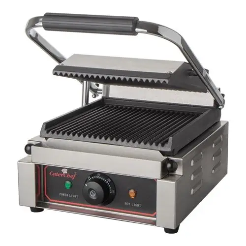 Beperkte Voorraad contactgrill |geribbeld-geribbeld|