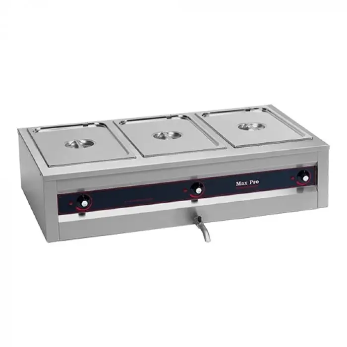 Bain marie van Max ProAfm : (B x D x H): 109,5 x 65,5 x 30,6 cm Finale Uitverkoop