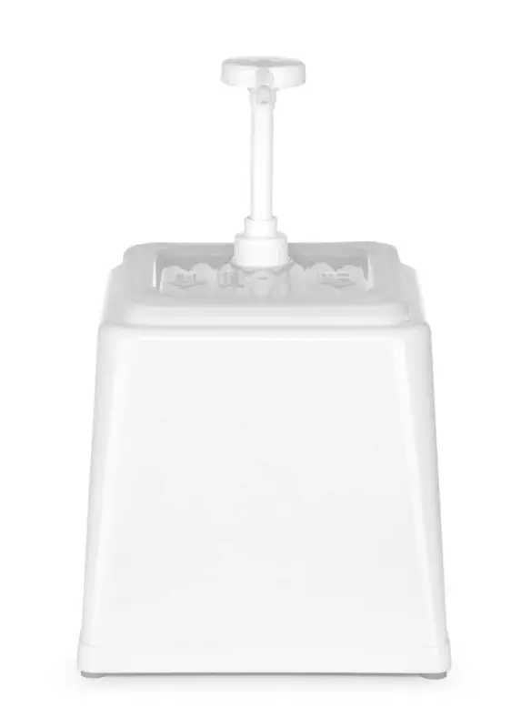 HENDI - Sausdispenser - Met Pomp - 2,5L - Wit Tijdelijk Beschikbaar