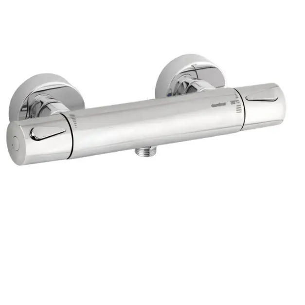 Damixa Silhouet douchemengkraan thermostatisch hoh 15cm met koppelingen Chroom Superprijs
