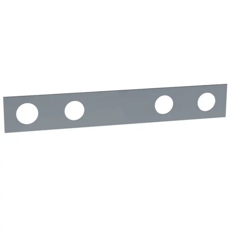 Beperkt Aanbod VOLA Afdekplaat 4-gats 387 x 60 gaten Ø36 mm, Ø33 mm, Ø30 mm en Ø33 mm 3004L
