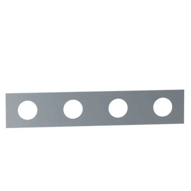 Gratis Retour VOLA Afdekplaat 4-gats 309 x 60 gaten Ø33 mm, Ø33 mm, Ø33 mm en Ø30 mm 004