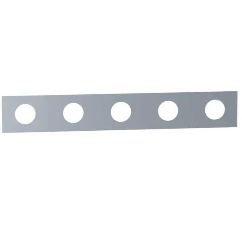 VOLA Afdekplaat 5-gats 3387 x 60 gaten Ø33 mm, Ø33 mm, Ø33 mm, Ø30 mm en Ø33 mm 005 Hete Deal