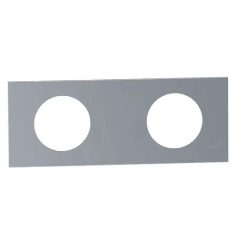 VOLA Afdekplaat 2-gats 153 x 60 gaten Ø39 mm en Ø39 mm 5002 Op = Op