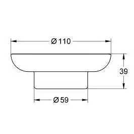 Uitverkoop Grohe Essentials Zeepschaal