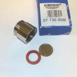 Grohe Set A 2 Verlengstukken 3/4X18Mm Artikelnummer 0713000M (per 2) Snelle Levering