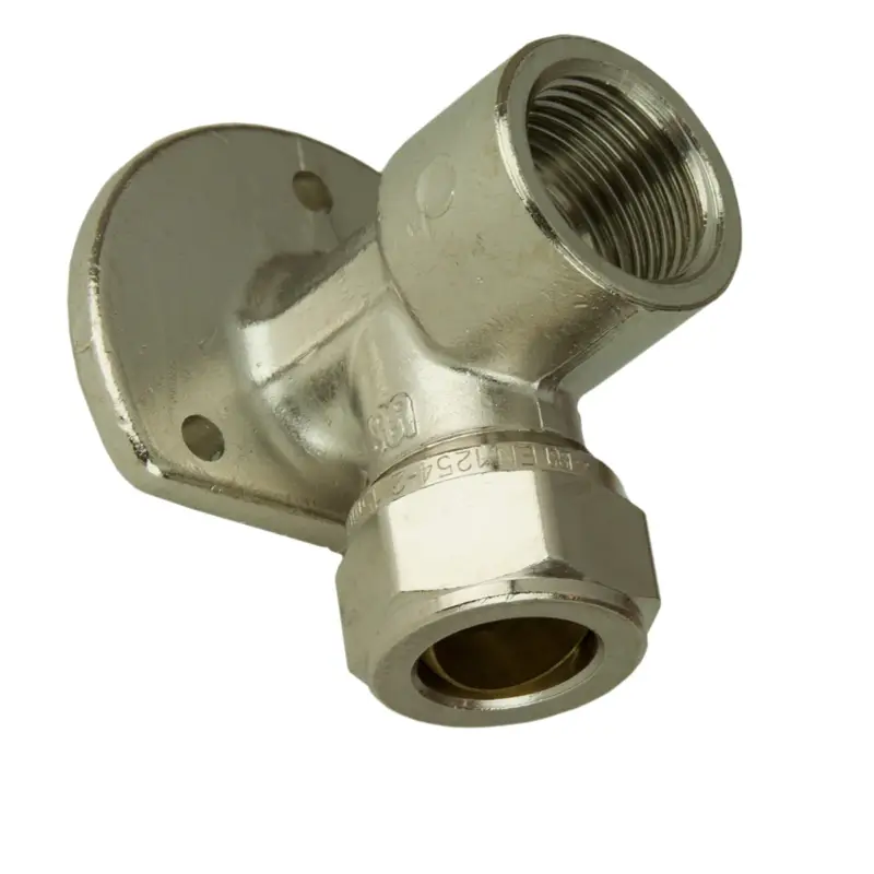 VSH Muurplaat 1/2 x 15mm knel vernikkeld Populair