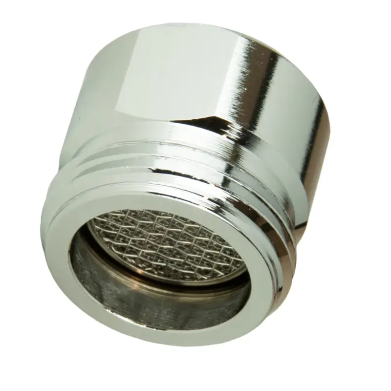 Neoperl Verloopnippel + perlator M22 Binnendraad naar 3/4 Buitendraad chroom Exclusieve Aanbieding