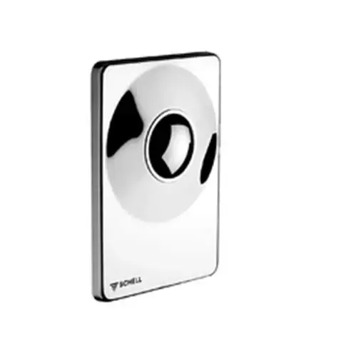 Shop Nu Schell Verona Verona bedieningsplaat met drukknop voor inbouwclosetspoeler chroom