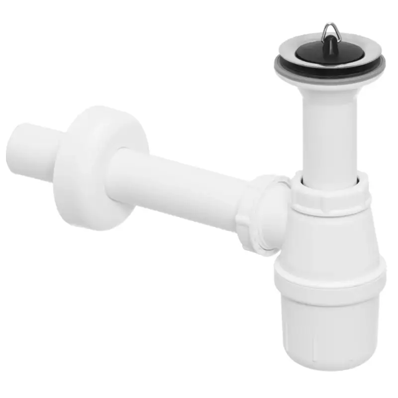 Viega kunststof plugbekersifon met muurbuis 6/4" met rozet Nu Kopen