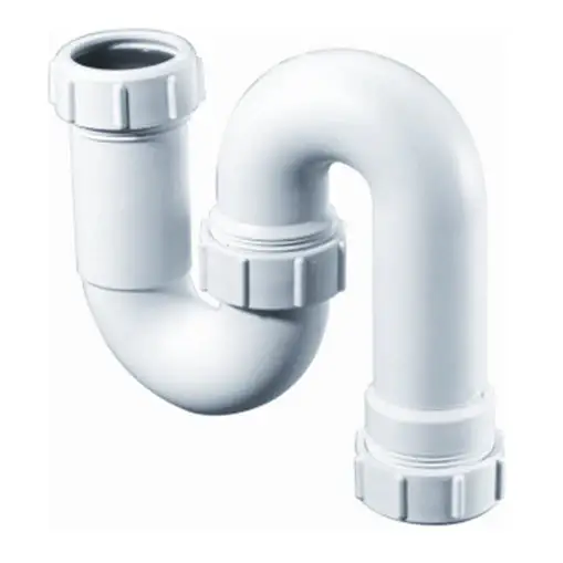 Aanbieding McALPINE kunststof buissifon model S met Komo keur 2xklemverbinding 40x40mm