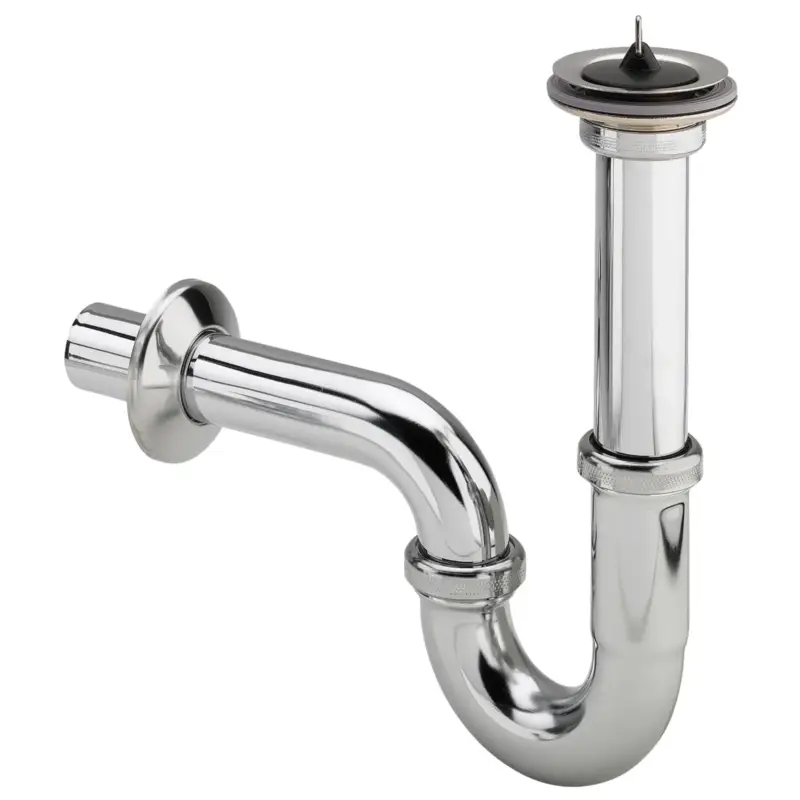 Viega plugbuissifon met muurbuis 5/4" met rozet met verstelpijp 120mm chroom Nu Kopen