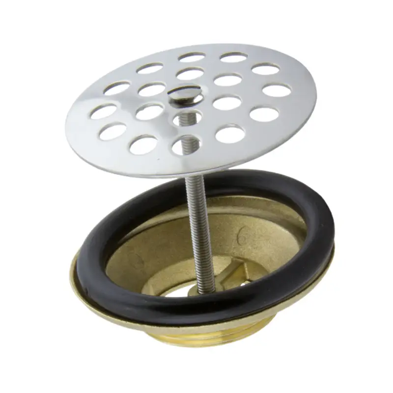 Viega gootsteenplug 6/4" 80mmmet rooster en schroef RVS Betrouwbaar