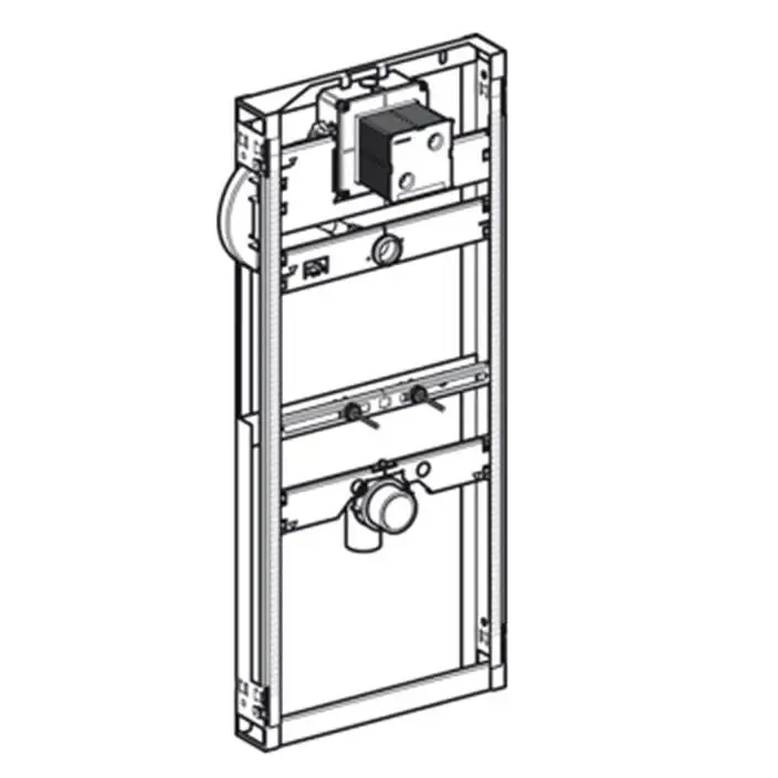 Geberit Gis urinoir element hoog 114cm Gereduceerde Prijs