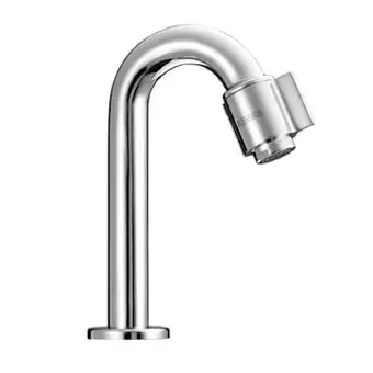 Gecertificeerd Hansa Hansanova toiletkraan 90mm met vaste uitloop chroom
