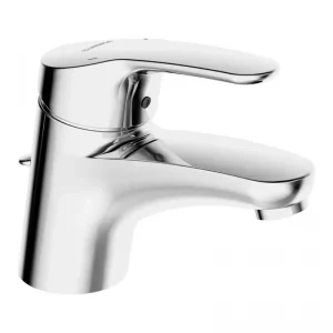 Hansa Hansamix wastafelmengkraan vaste uitloop met waste 3/8"flex, spr.127mm Chroom Beste Prijs