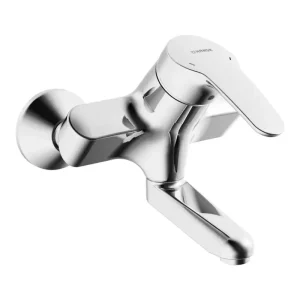 Hansa Hansamix wandmengkraan met draaibare/vaste uitloop, spr.160mm Chroom Tijdelijk Beschikbaar