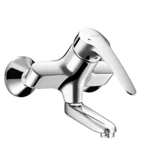Voordeelprijs HANSAMEDICA wandmengkraan met vaste/draaibare uitloop sprong 171mm chroom