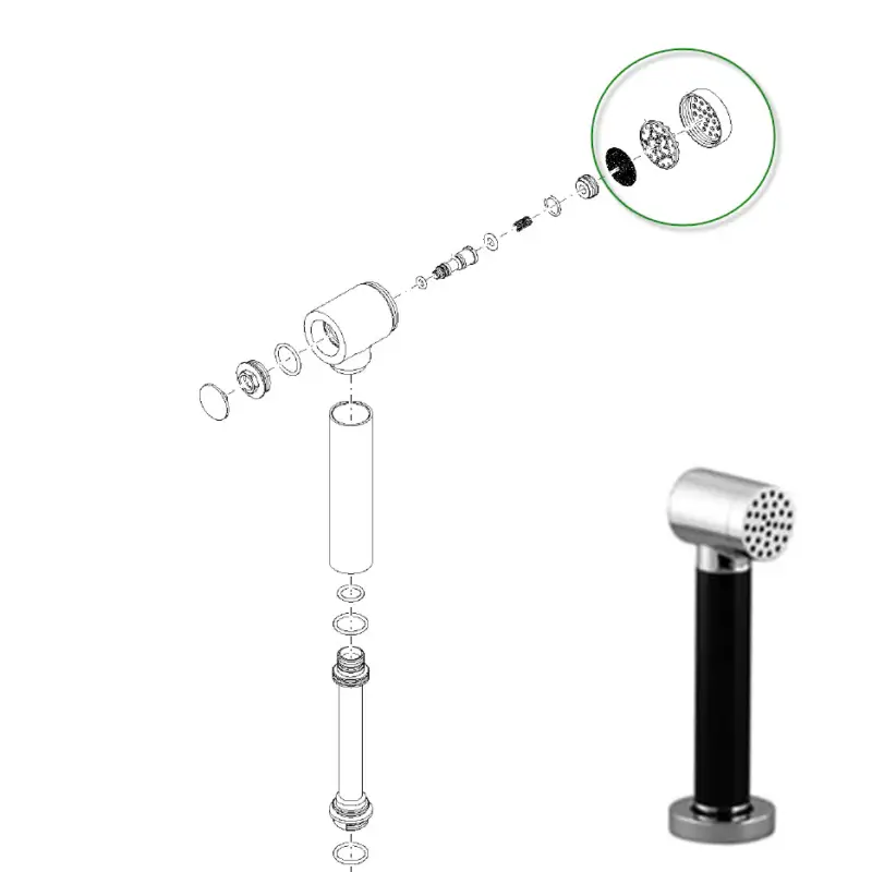 Dornbracht Sproeiplaat tbv handdouche Tara/ Meta Chroom Bestel Nu