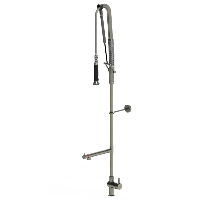 Goedkoop Echtermann TOPCLEAN 1-gats bladmodel tussenkraan op standzuil VOLLEDIG RVS Artikel nummer 301-102/220-295