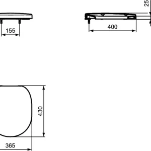 Ideal Standard Connect Closetzitting Softclose Artikelnummer E712701 Gereduceerde Prijs