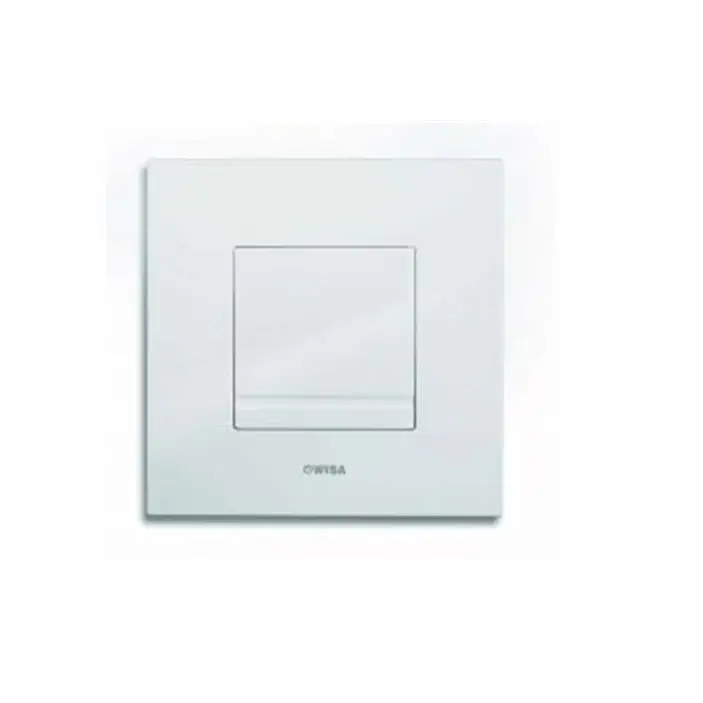 Superprijs Wisa Delos bedieningspaneel vierkant kunststof 16x16cm spoelonderbreking SO wit