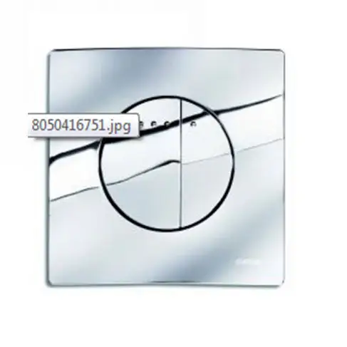 Lage Kosten Wisa Enyo bedieningspaneel dualflush DF glanschroom