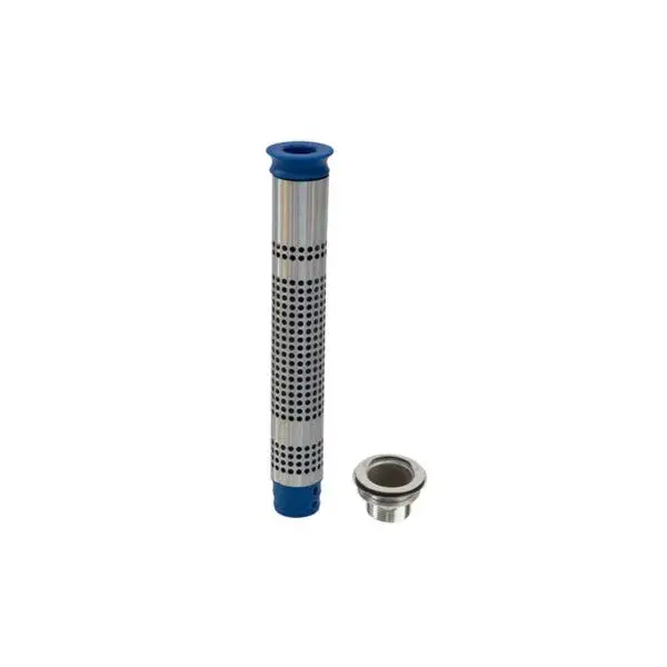 Set geperforeerde standpijp met inzet - h 305mm + afvoerrooster 1'1/2 - aisi304 Lage Kosten