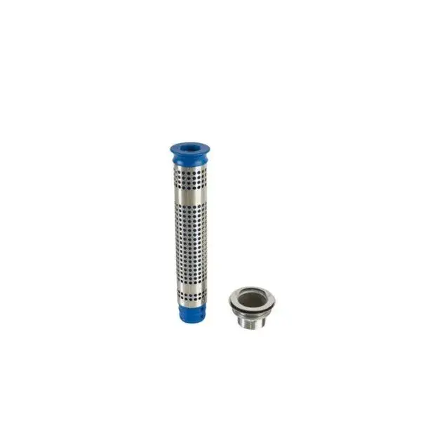 Favoriet Set geperforeerde standpijp met inzet - h 205mm + afvoerrooster 1'1/2 - aisi304