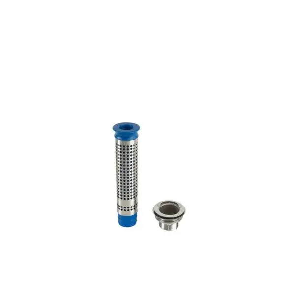 Set geperforeerde standpijp met inzet - h 155mm + afvoerrooster 1'1/2 - aisi304 Populair