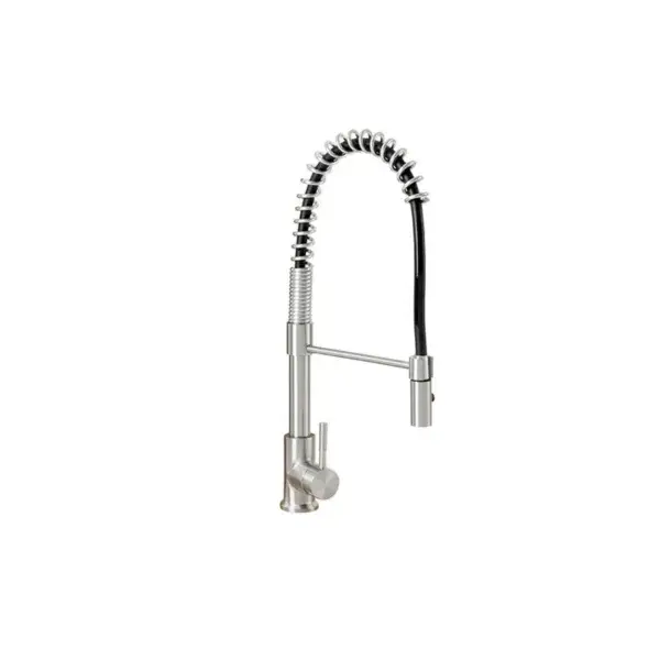 Beperkte Voorraad Flusso mini rvs mini-voorspoeldouche met zwarte flexibel
