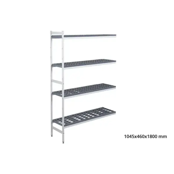 Aanbouwrek 5711 - 1045x460x1800mm - 4 niveaus Nieuw