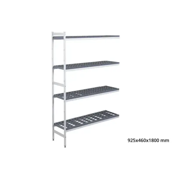 Aanbouwrek 5711 - 925x460x1800mm - 4 niveaus Actieprijs