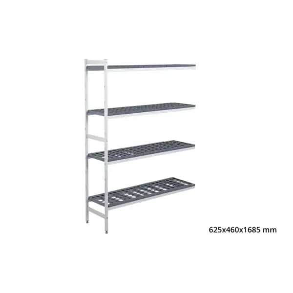 Goedkoop Aanbouwrek 5711 - 625x460x1685mm - 4 niveaus