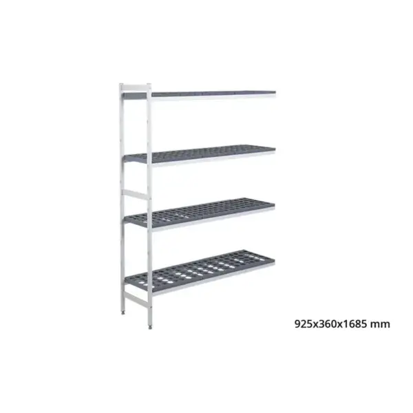 Aanbouwrek 5711 - 925x360x1685mm - 4 niveaus Bestseller