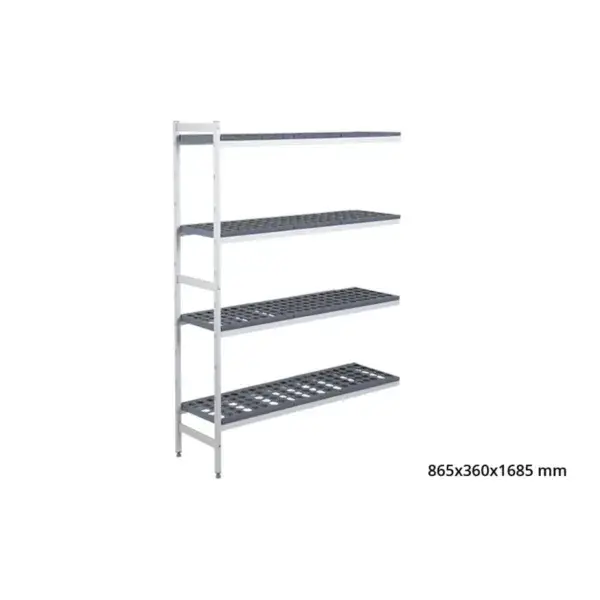 Aanbouwrek 5711 - 865x360x1685mm - 4 niveaus Beste Prijs