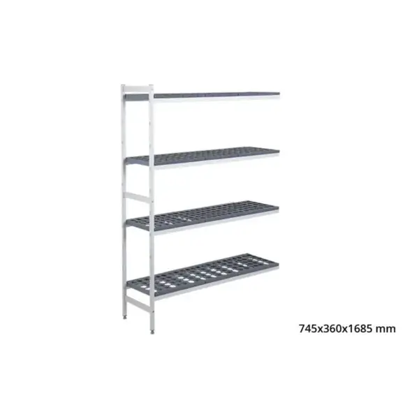 Nieuw Aanbouwrek 5711 - 745x360x1685mm - 4 niveaus
