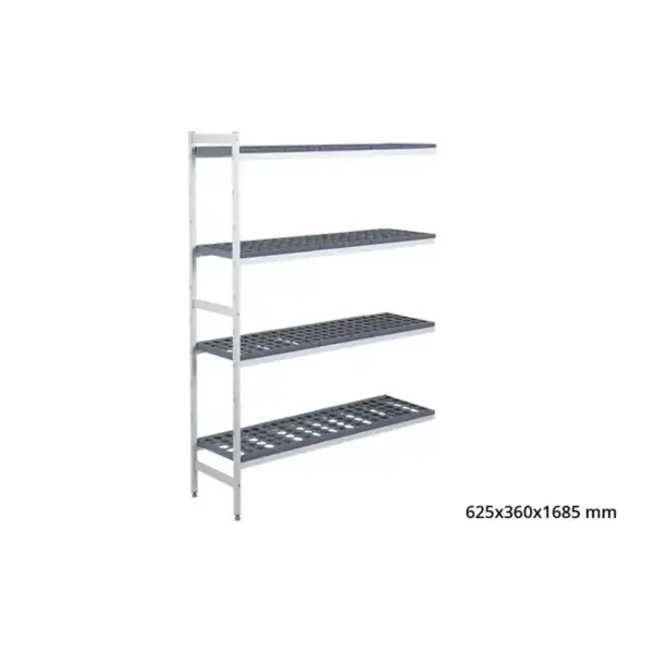 Aanbouwrek 5711 - 625x360x1685mm - 4 niveaus Bestseller