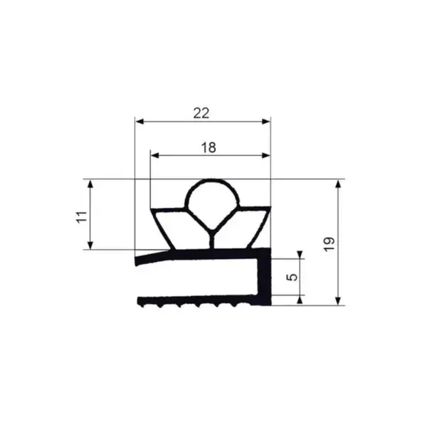 74 - soepele pvc dichting Dagaanbieding