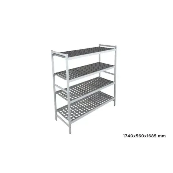 Basisrek fermostock 6611 - 1740x560x1685mm - 4 niveaus Veilige Betaling