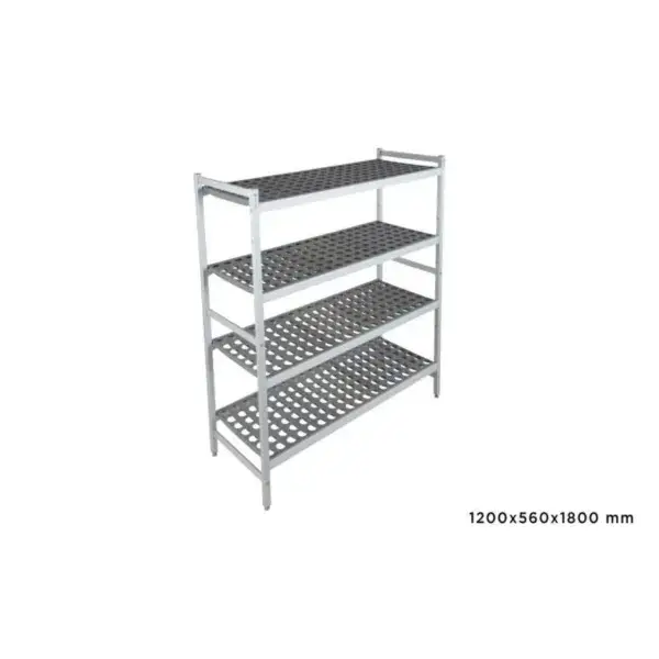 Basisrek fermostock 6611 - 1200x560x1800mm - 4 niveaus Premium