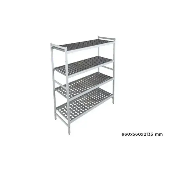 Betaalbaar Basisrek fermostock 6611 - 960x560x2135mm - 4 niveaus